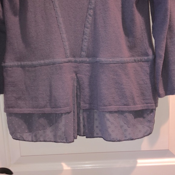 Angel of the North (from Anthropologie) purple cardigan sweater - Picture 3 of 6